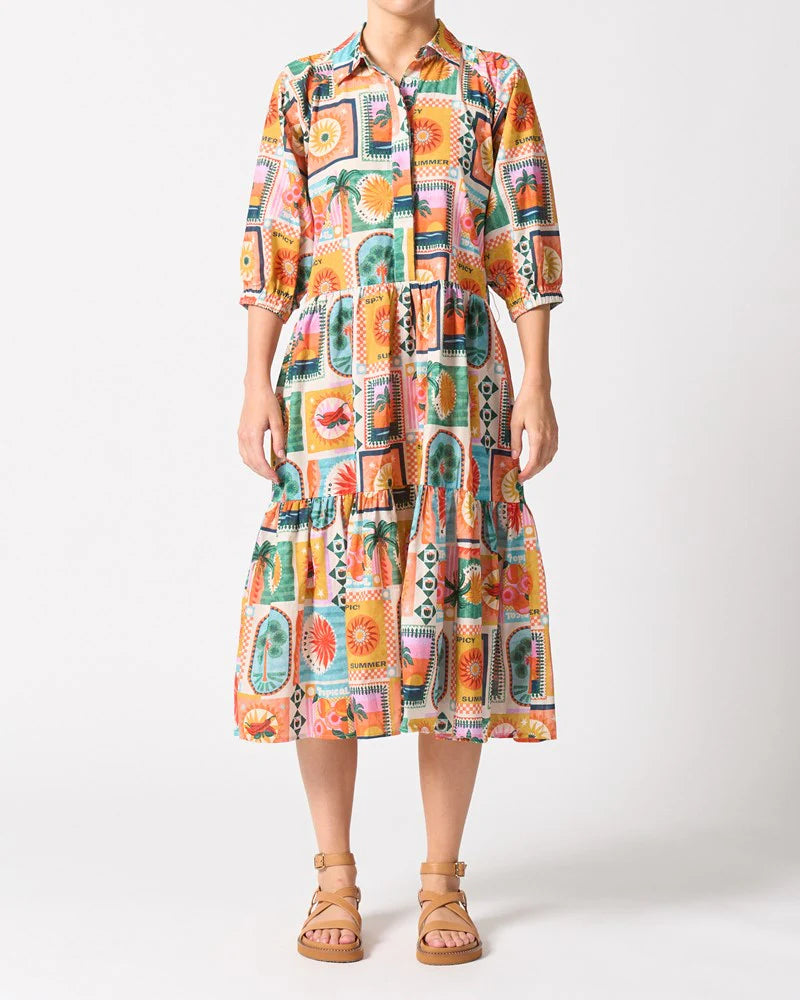 Walnut Melbourne - Tuscany Dress - Spicy Summer