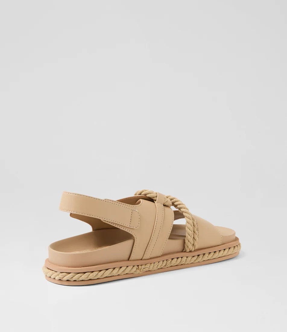 Walnut Melbourne - Luna Sandal - Oat