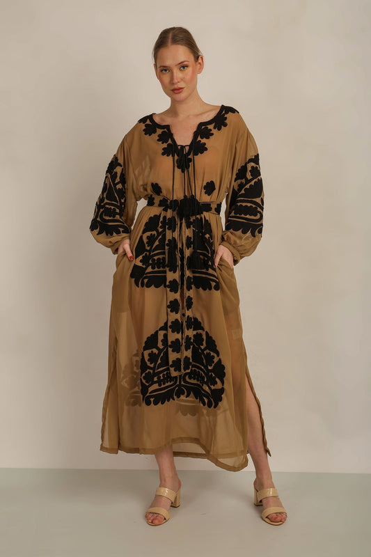 Anannasa - Away Dress - Beige