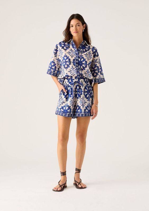 Mos - Mirella Shirt - Mirella Print