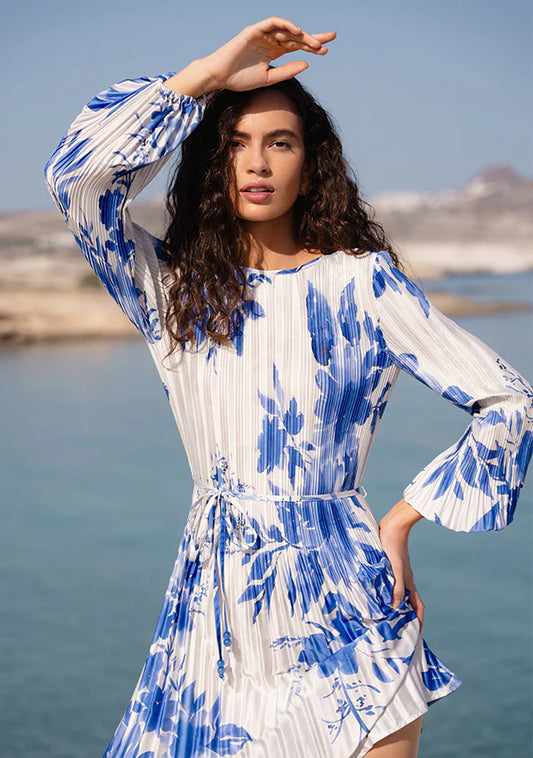 Mos the Label - Isola Plisse Mini Dress