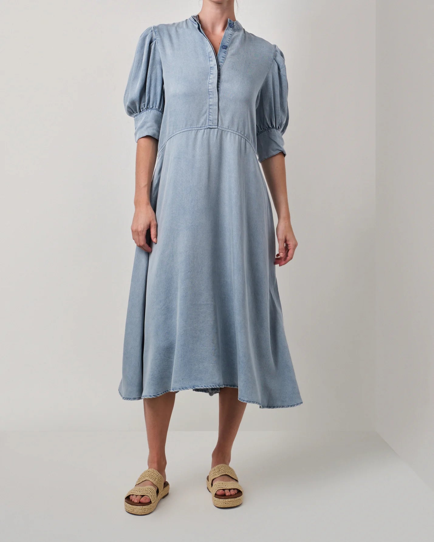 Walnut Melbourne - Olympia Dress - Chambray