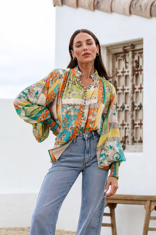 Jatea - Sicily Dreams Blouse - Green