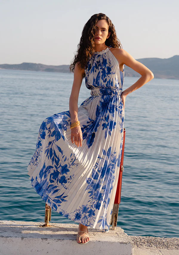 Mos the Label - Isola Plisse Maxi Dress