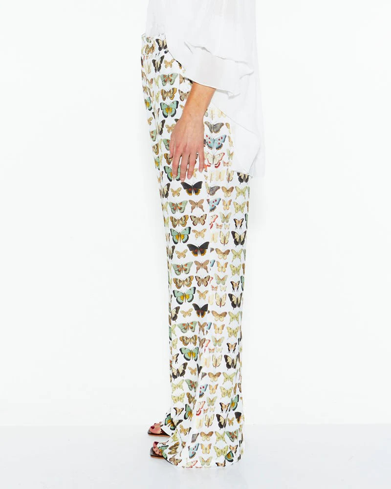 Fate & Becker - Taking Flight Pant - White Butterfly