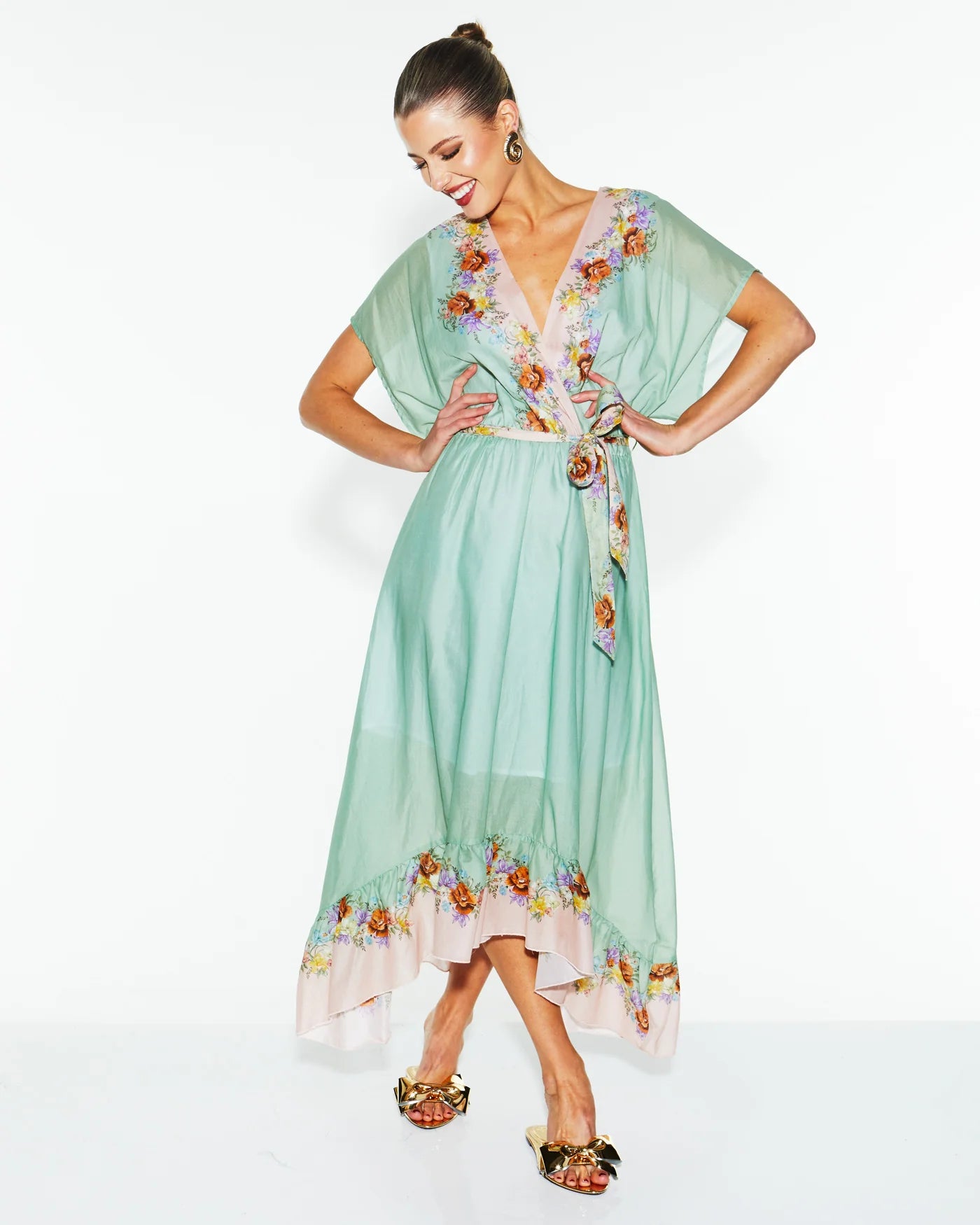 Fate & Becker - Hollyhock Dress - Floral Eye
