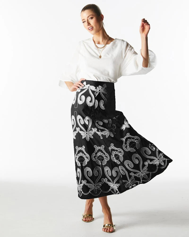 Fate & Becker - The Avenue Skirt - Black