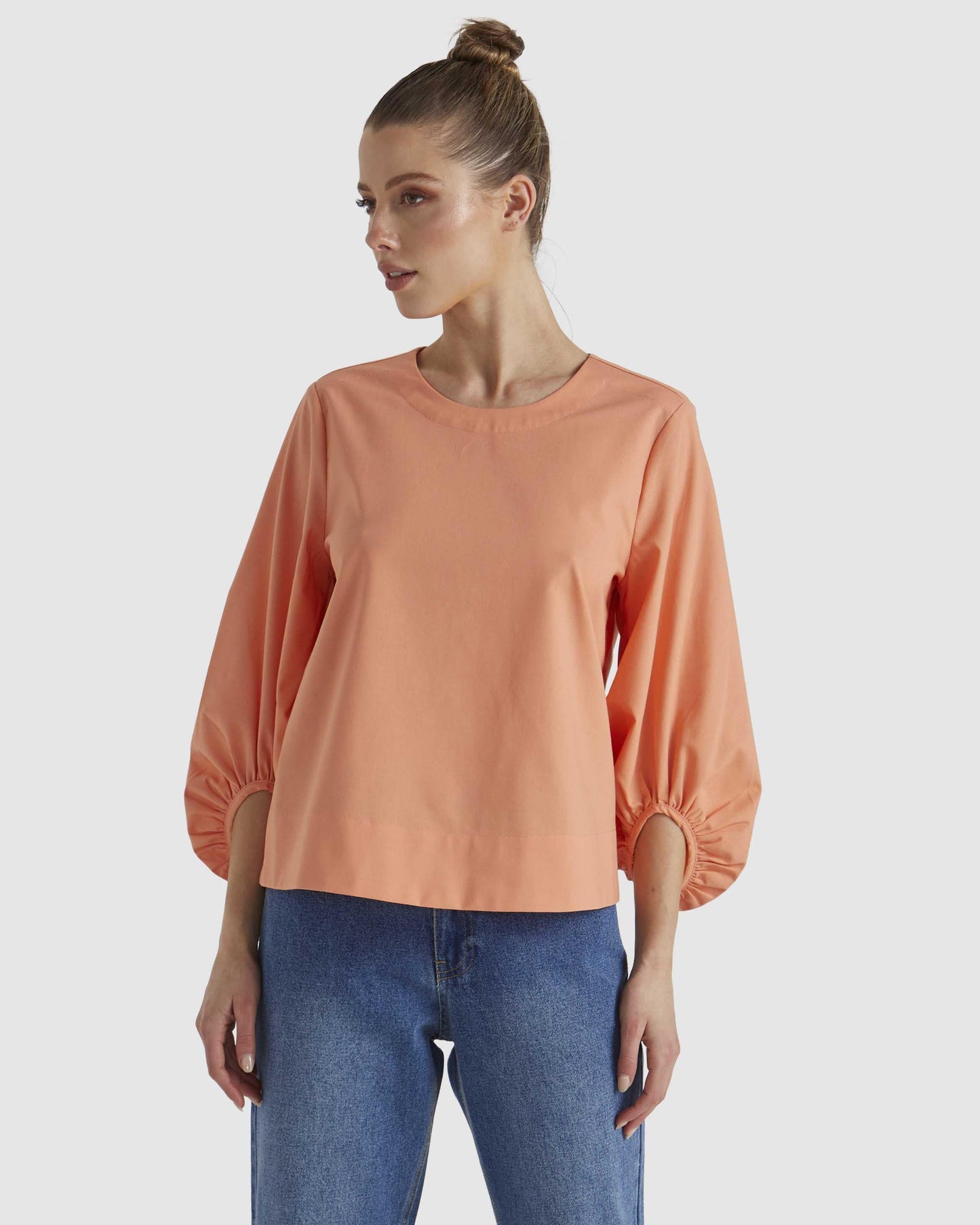 Fate & Becker - Sun Jewel Top - Salmon