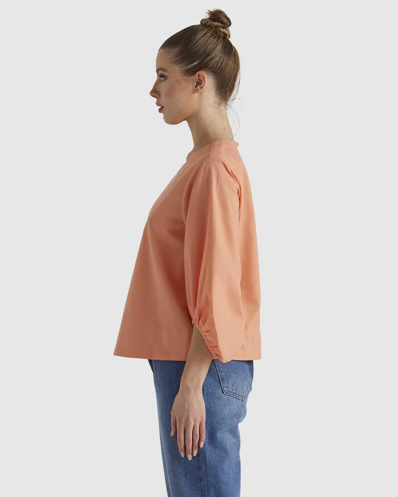 Fate & Becker - Sun Jewel Top - Salmon