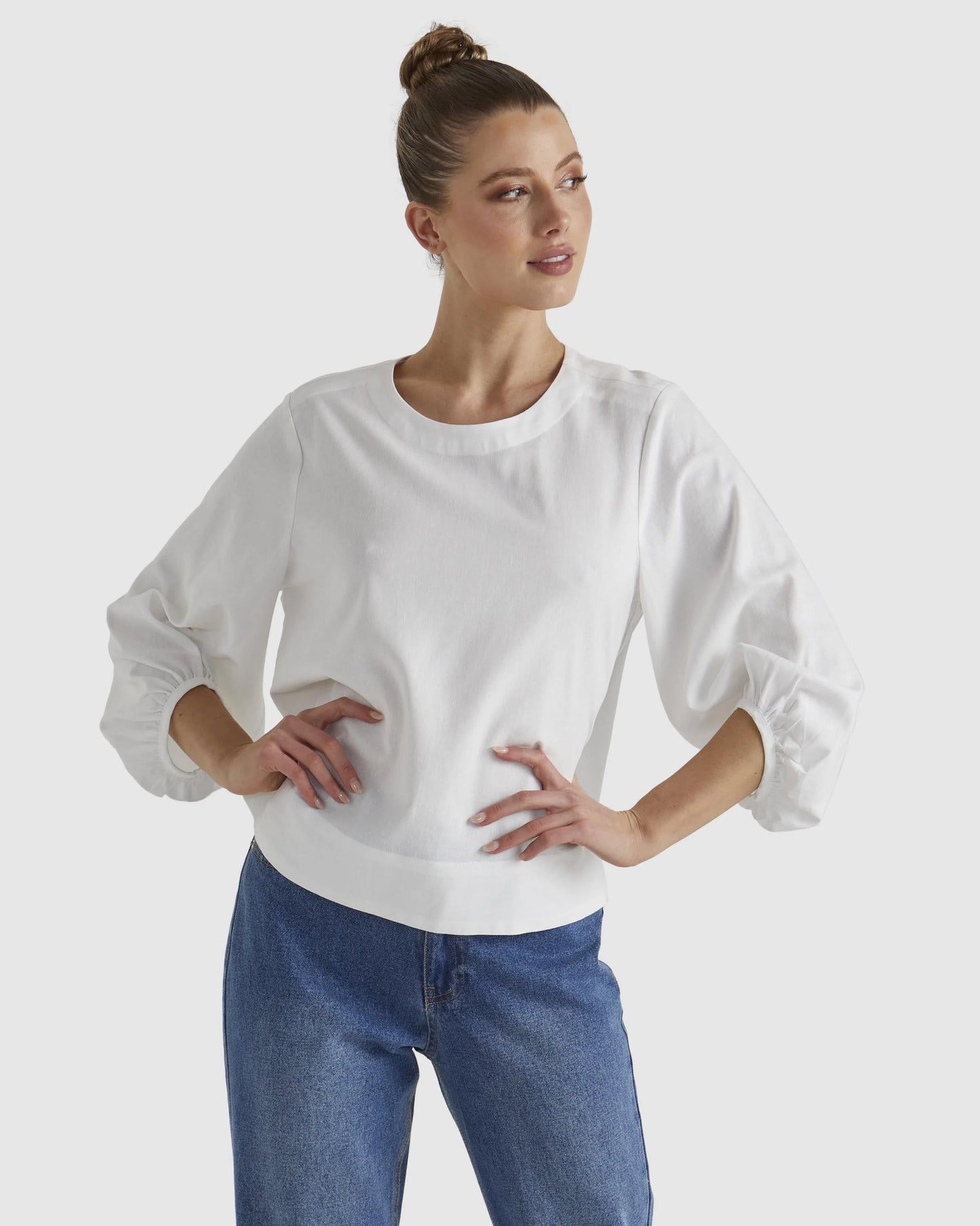 Fate & Becker - Sun Jewel Top - White
