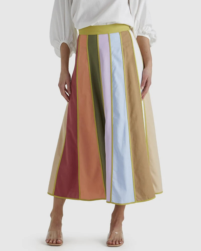 Fate & Becker - Sun Jewel Skirt - Multi Stripe