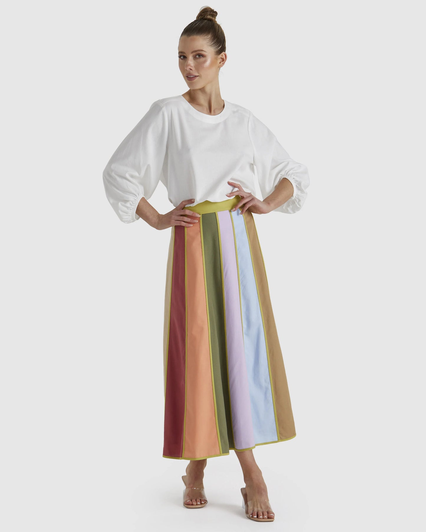 Fate & Becker - Sun Jewel Skirt - Multi Stripe
