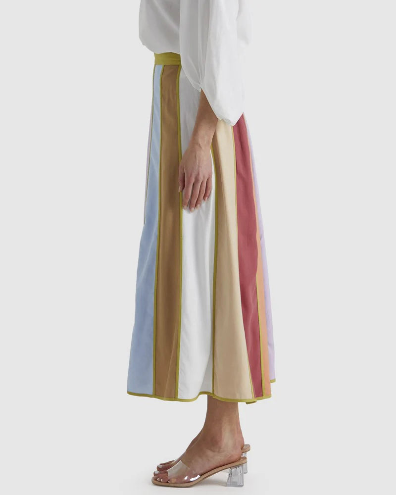 Fate & Becker - Sun Jewel Skirt - Multi Stripe