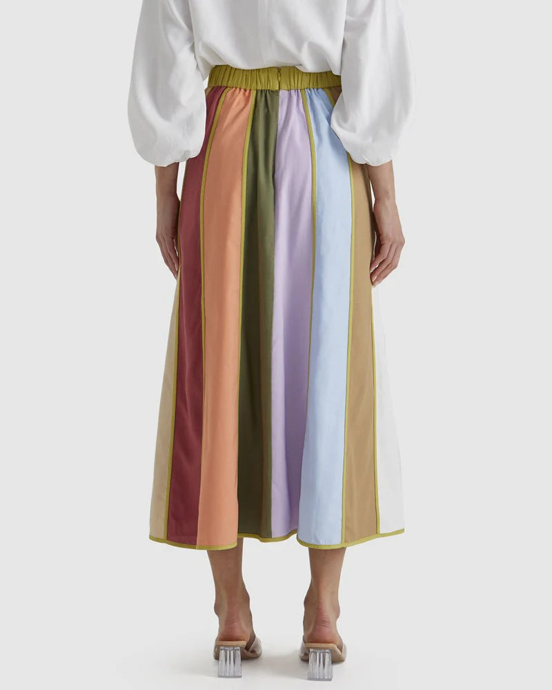Fate & Becker - Sun Jewel Skirt - Multi Stripe
