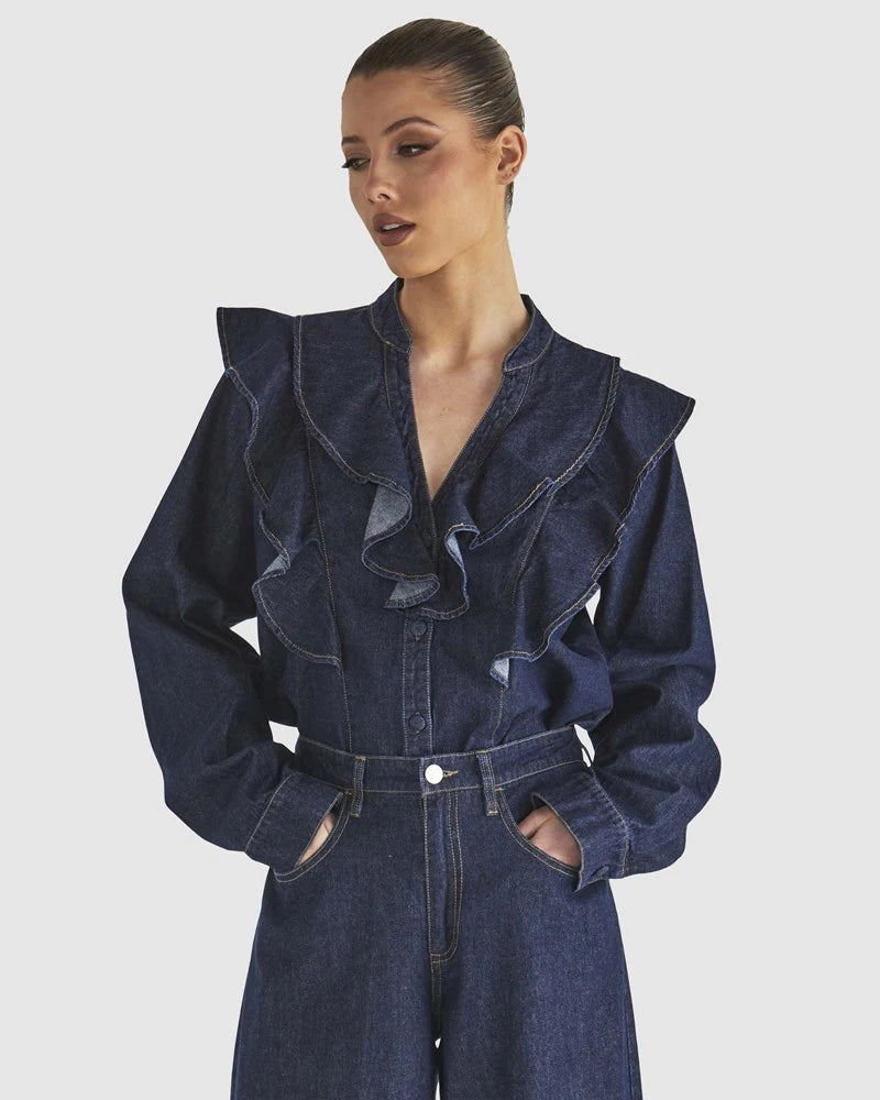 Fate & Becker - Soaring Shirt - Indigo Wash