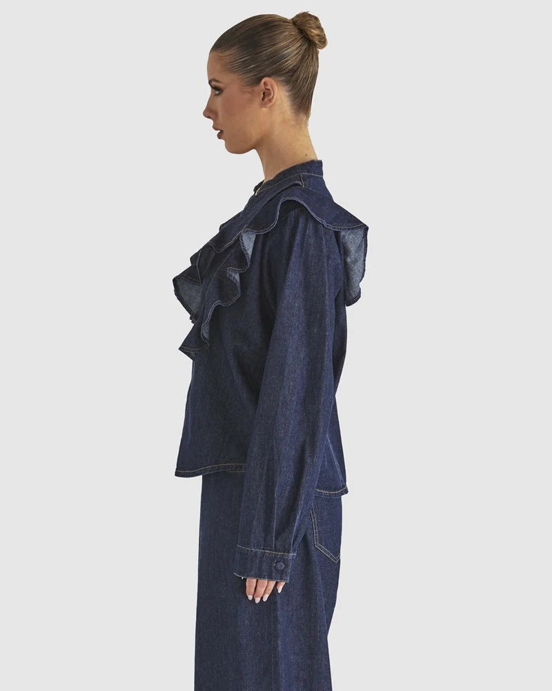 Fate & Becker - Soaring Shirt - Indigo Wash