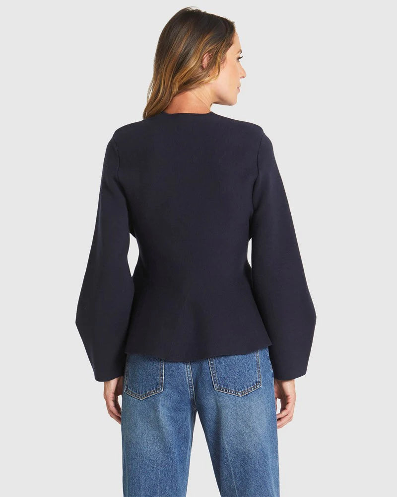 Fate &. Becker - Tiny Dancer Wrap Cardi - Navy
