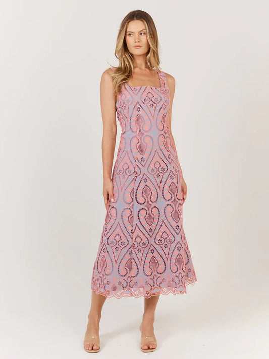Blanca Dress - Pink/Blue