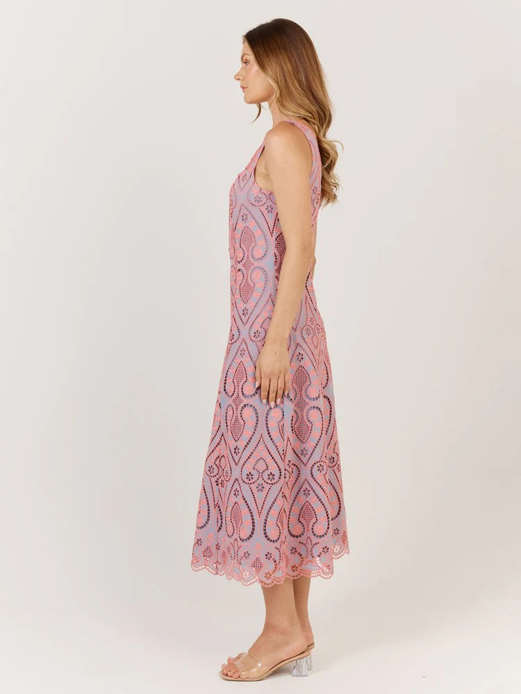 Blanca Dress - Pink/Blue