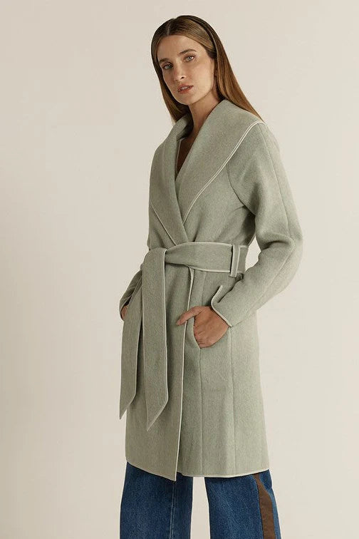 Fate & Becker - Fern Wool Blend Coat - Mint