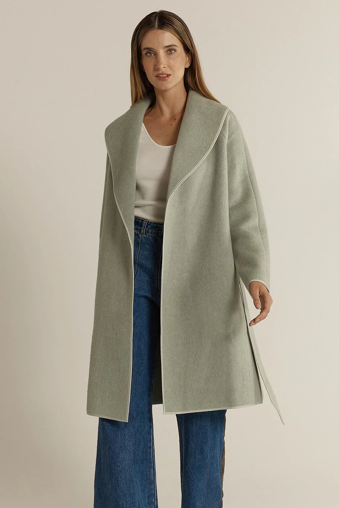 Fate & Becker - Fern Wool Blend Coat - Mint