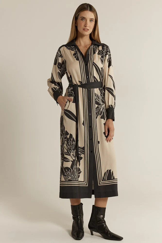 Fate & Becker - June Shirt Dress - Shadow