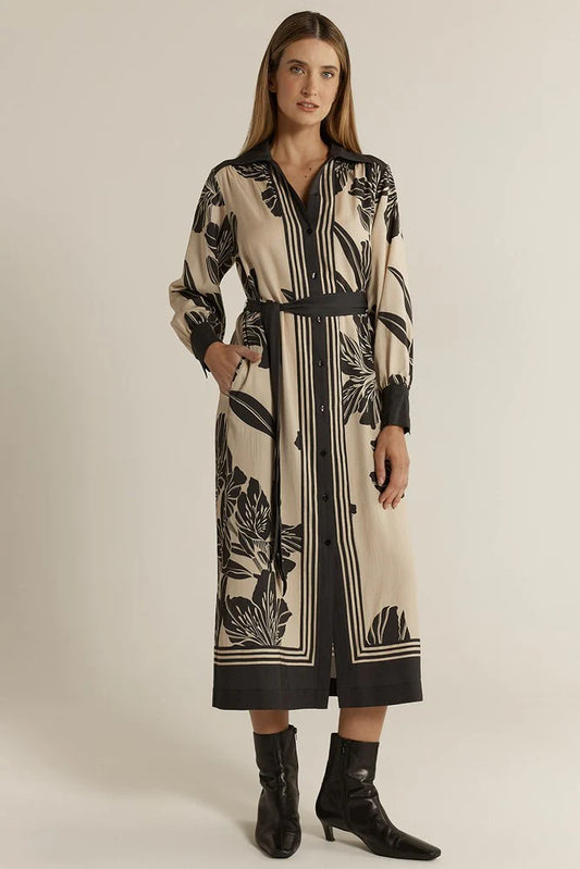 Fate & Becker - June Shirt Dress - Shadow