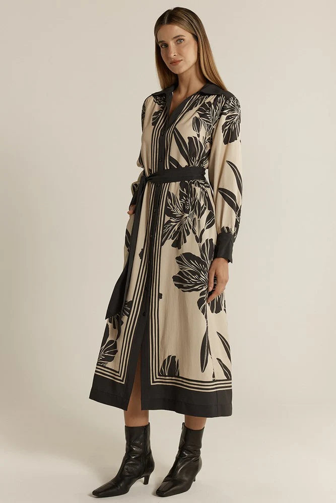 Fate & Becker - June Shirt Dress - Shadow