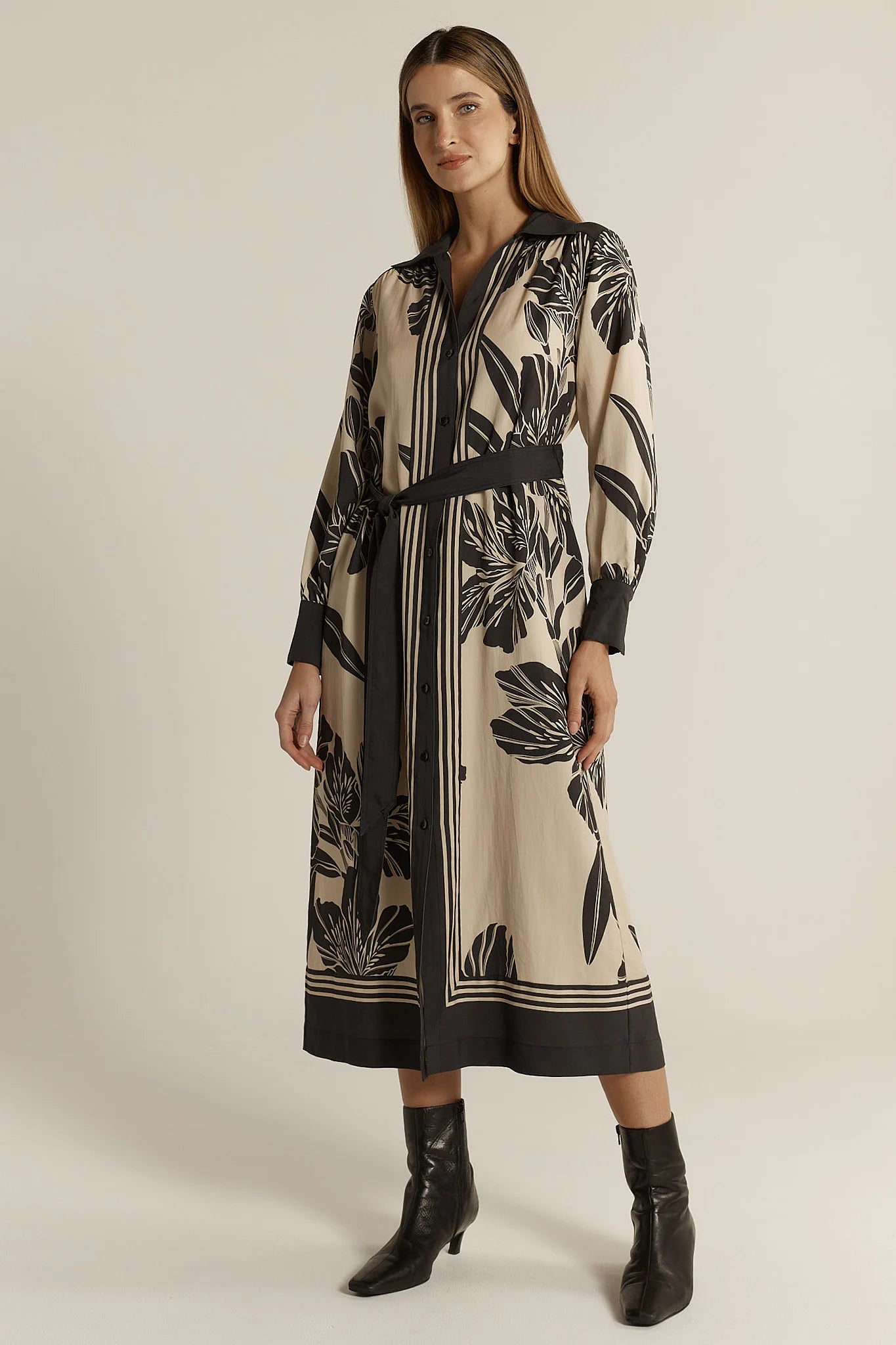 Fate & Becker - June Shirt Dress - Shadow