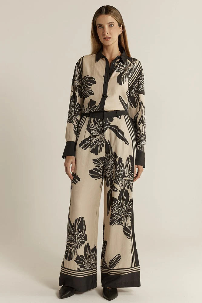 Fate & Becker - June Collared Shirt - Shadow