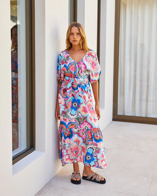 Walnut Melbourne - Hawaii Dress - Bomba Di Fiori