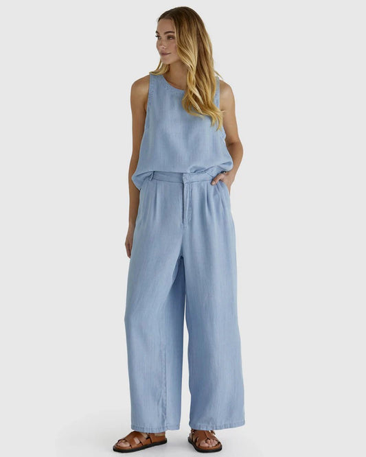 Sass - Rye Pant - Chambray
