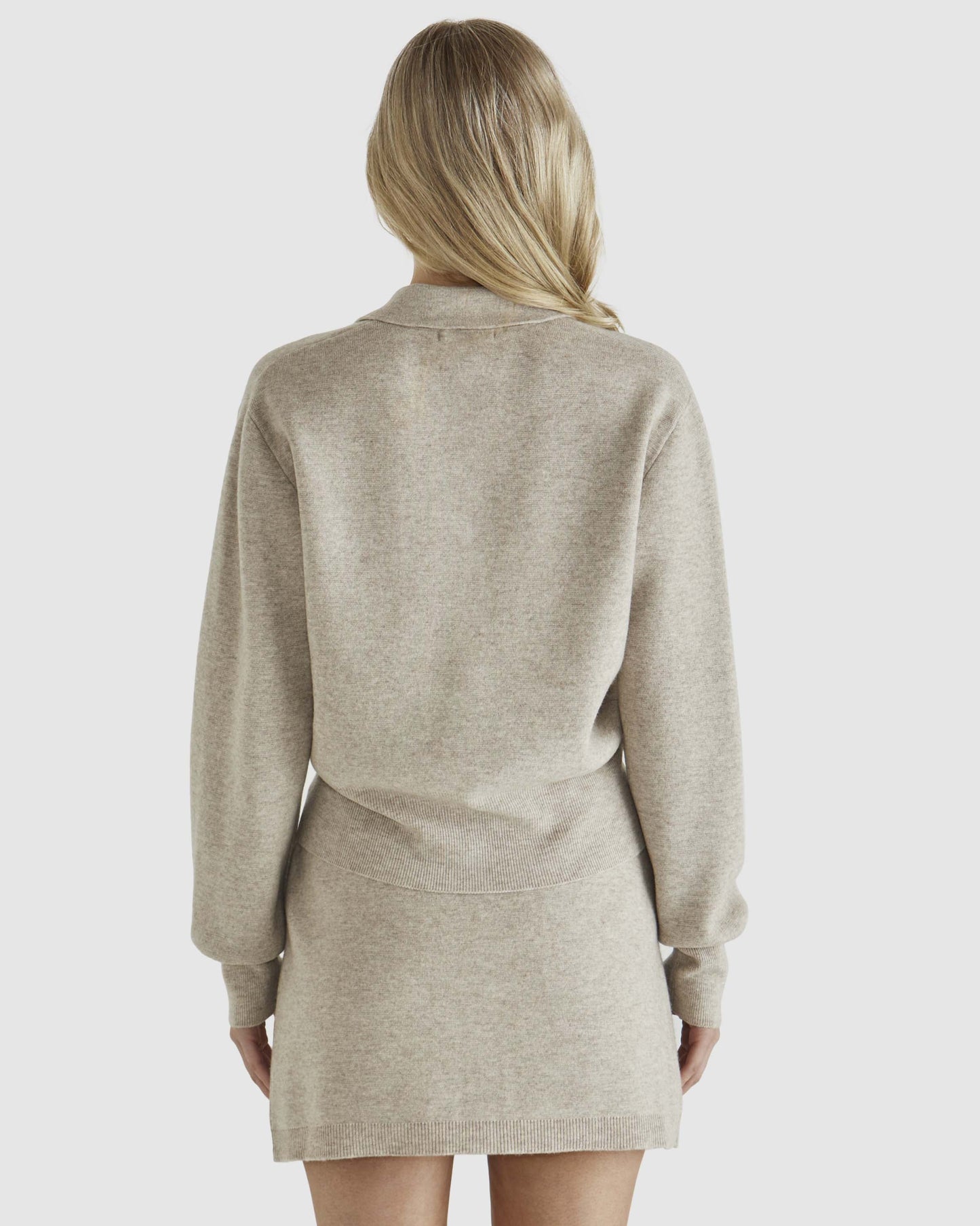 Sass - Balwin Knit Jacket - Oatmeal