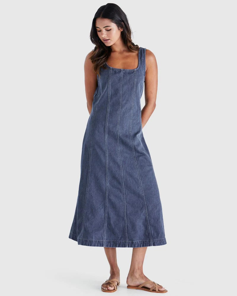 Sass -Ainsley Dress - Dark Denim