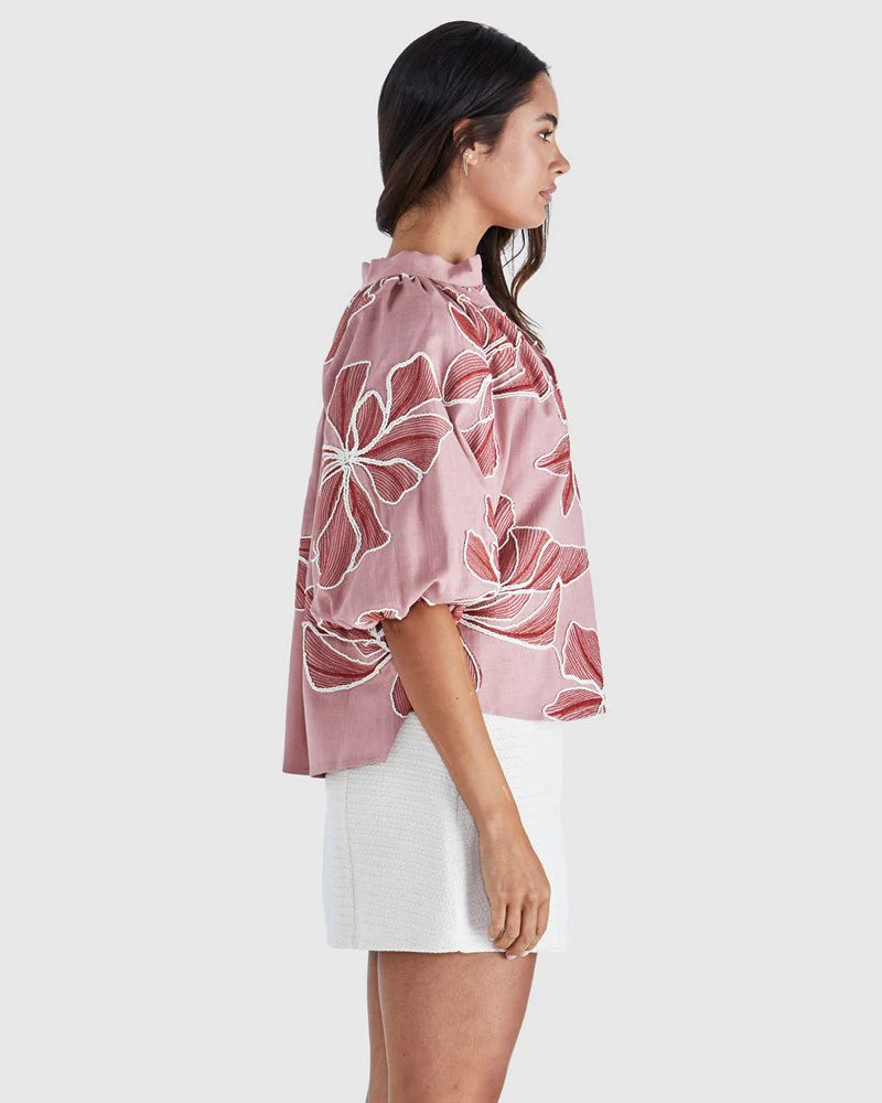 Sass - Finley Top - Pink/Red