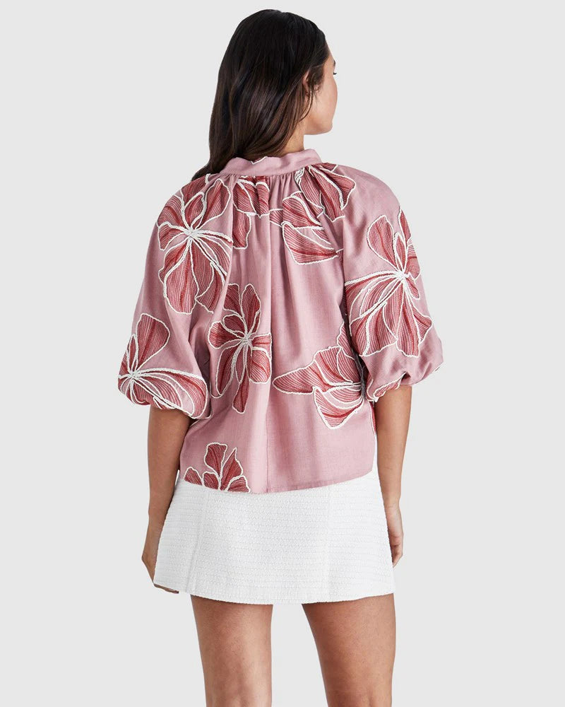 Sass - Finley Top - Pink/Red