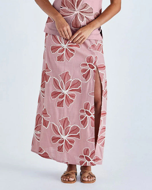 Sass -Finley Skirt - Pink/Red