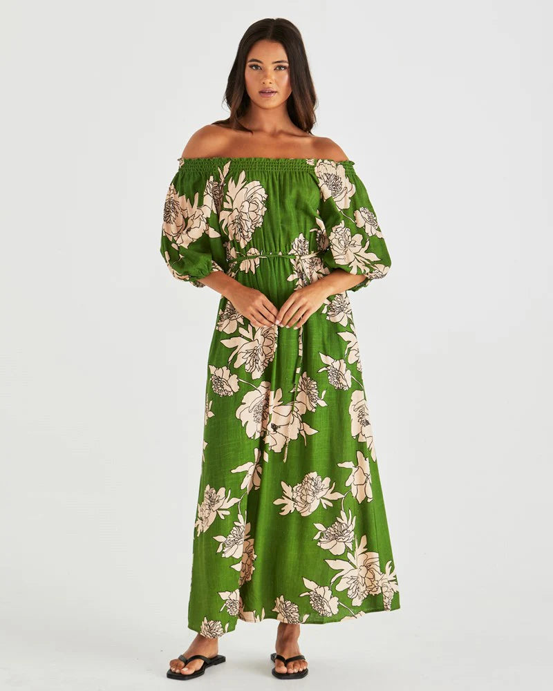Sass - Antonie Off the Shoulder Dress - Moonflower