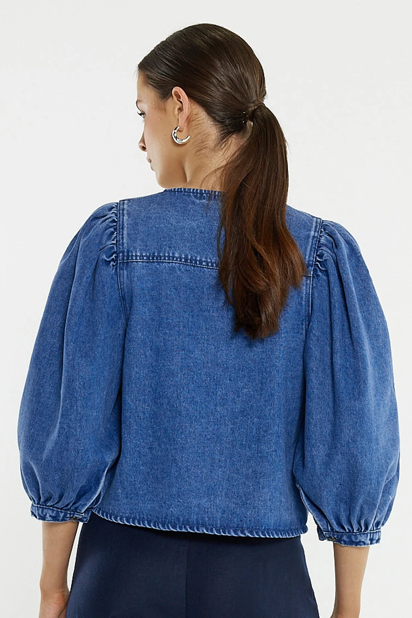 Sass Clothing - Hayes Denim Shirt - Classic Blue
