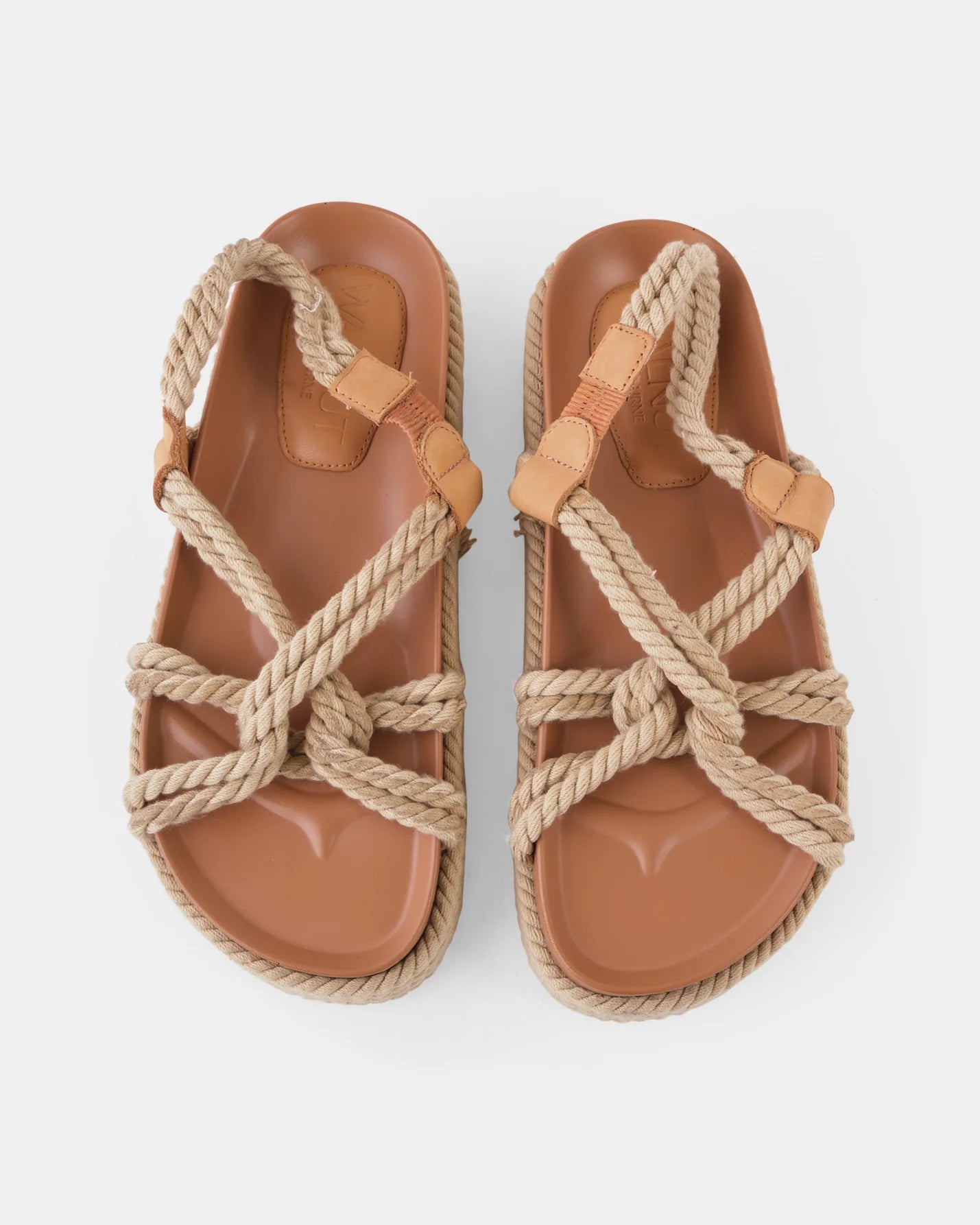 Walnut Melbourne - Queenie Sandal - Natural