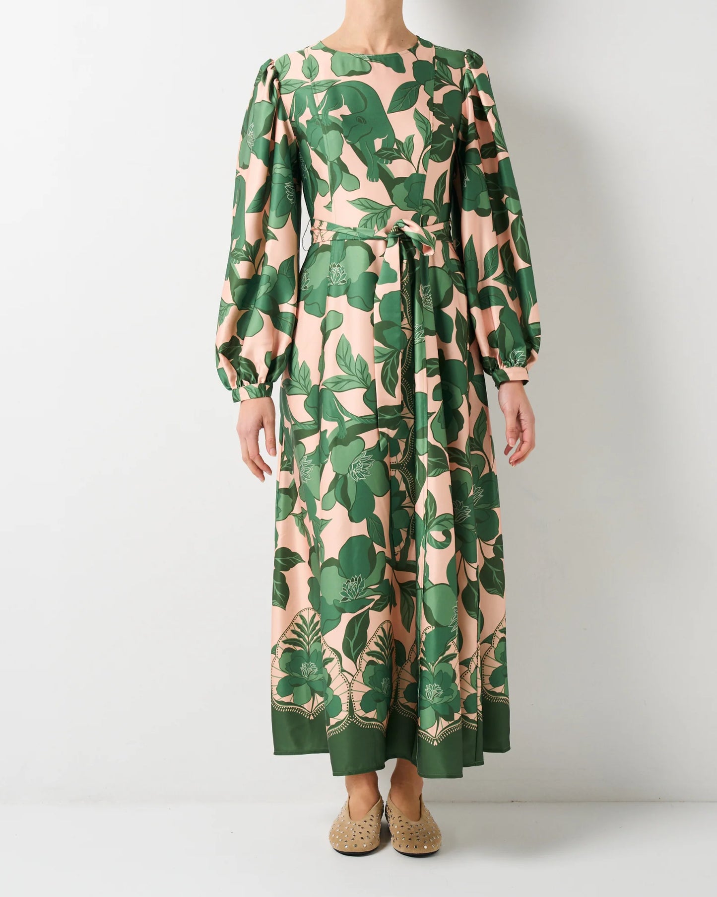 Walnut Melbourne - Paris Dress - Jaguar Jungle