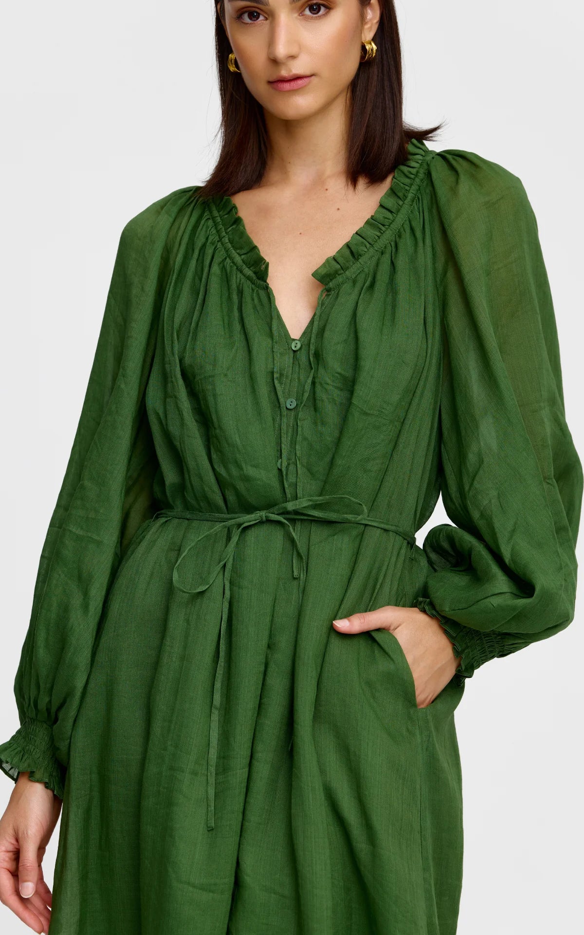 Kinney - Claudia Dress - Sage