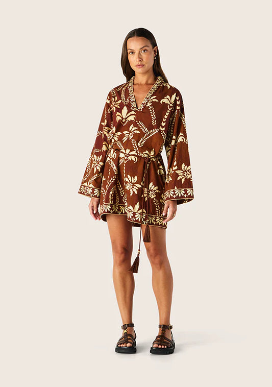 Mos the Label - Deia Print Mini Dress - Deia Print