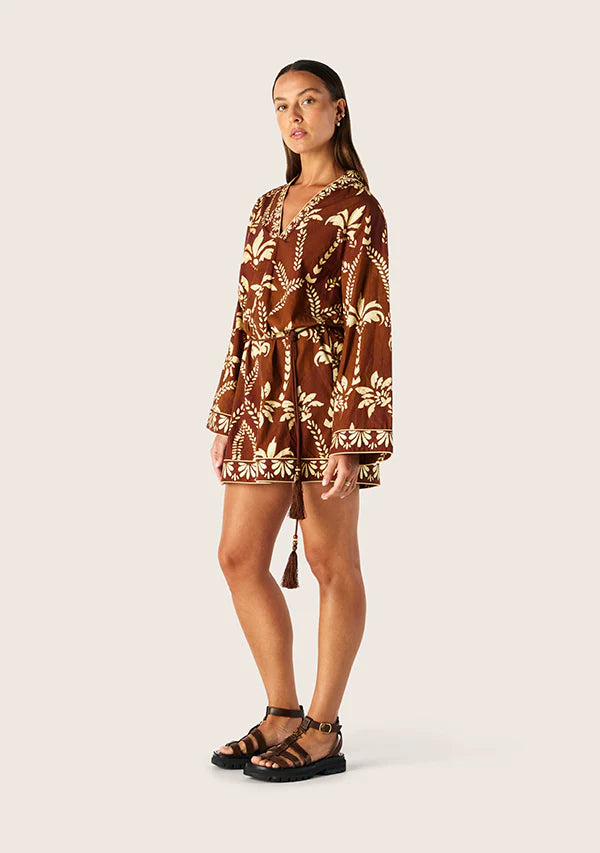 Mos the Label - Deia Print Mini Dress - Deia Print