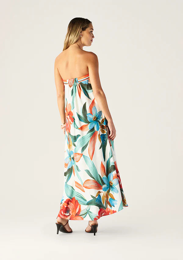 Mos the Label - Fiorina Print Strapless Dress - Fiorina