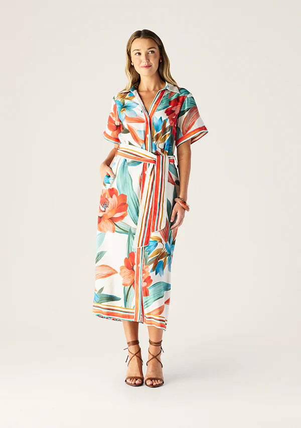 Mos the Label - Fiorina Print Shirt Dress - Fiorina Print
