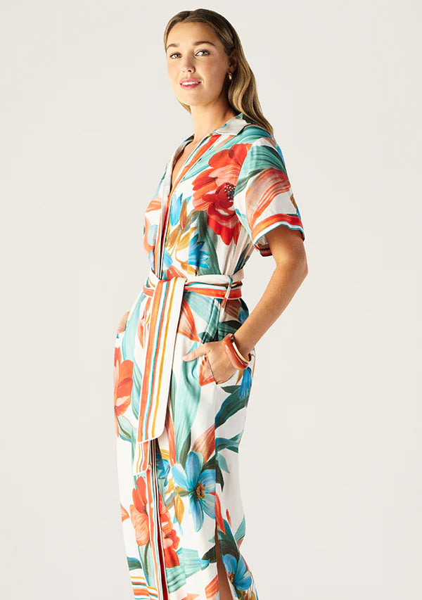 Mos the Label - Fiorina Print Shirt Dress - Fiorina Print
