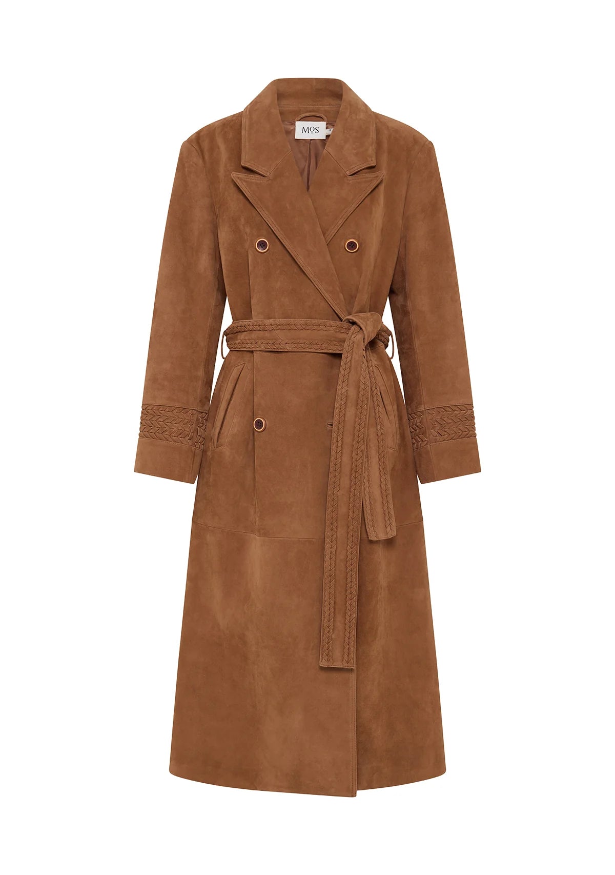 Mos the Label - Nola Suede Coat - Tan
