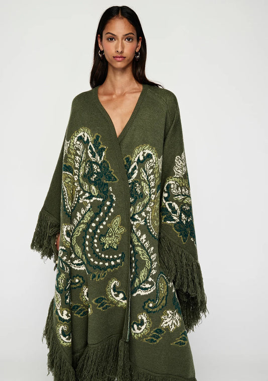 Mos the Label - Sylva Jacquard Poncho