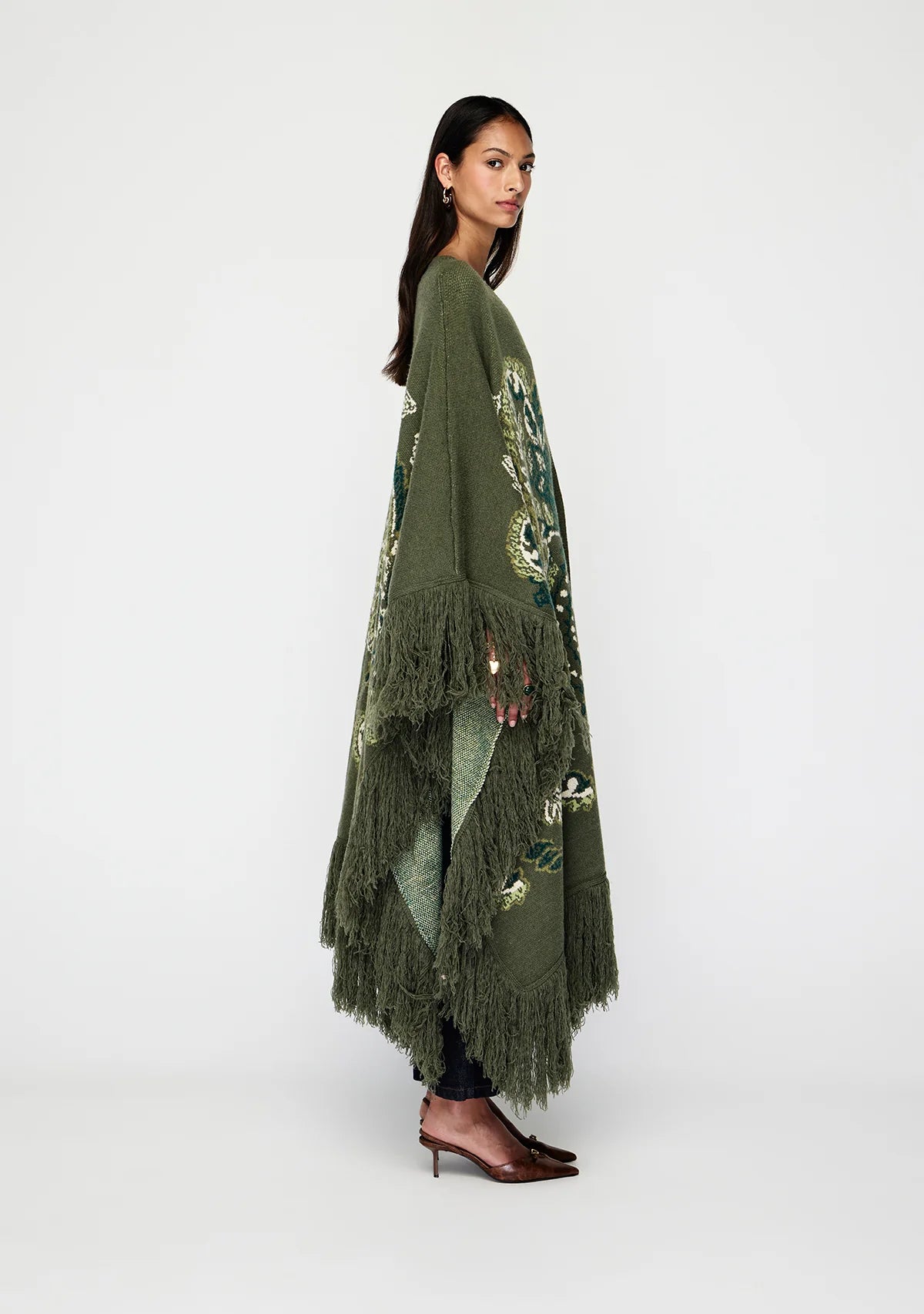 Mos the Label - Sylva Jacquard Poncho